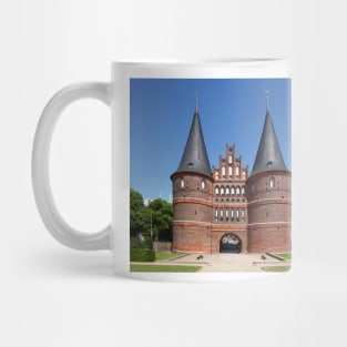 Holsten Gate, Luebeck, Schleswig-Holstein, Germany, Europe Mug